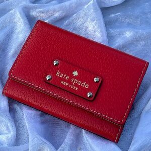 Women’s Kate Spade Red Key & Cardholder Mini Wallet